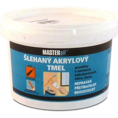 Mastersil Šlehaný akrylový tmel 500 ml bílá