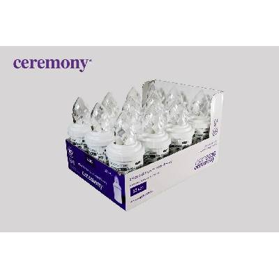Ceremony ZE10 LED náhrobná sviečka biela