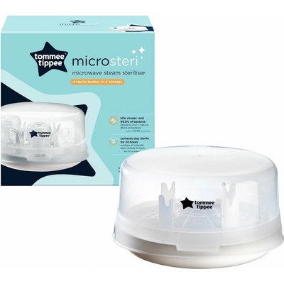 Tommee Tippee Parní sterilizátor do mikrovlnné trouby C2N Bílá – Zbozi.Blesk.cz