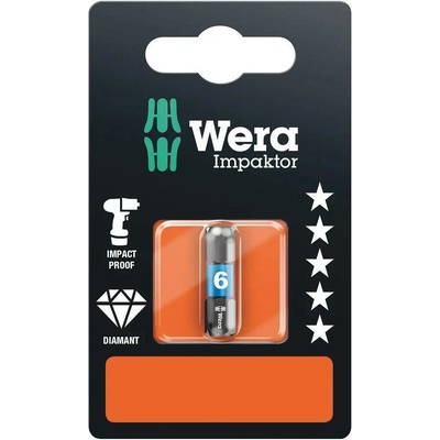 Wera 840/1 IMP SB DC Impaktor Bity 6 x 25 mm 073906
