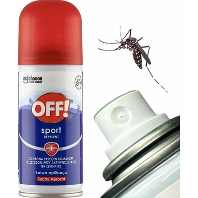 Off! Šport repelent proti kliešťom, komárom rýchloschnúci spray 100 ml