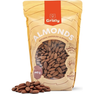 Grizly Mandle Natural neloupané 1 kg – Zboží Dáma