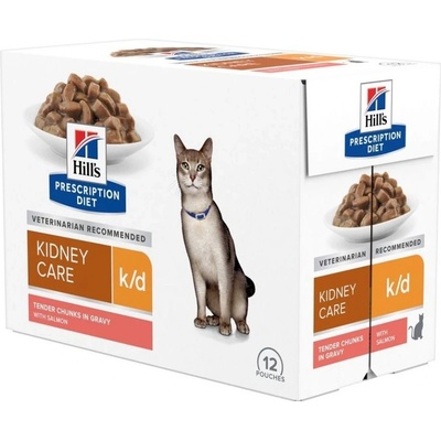 Hill's Prescription Diet Kidney Care k/d salmon 12x85 g