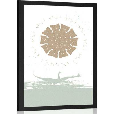 Plakát labutí jezero - 40x60 black