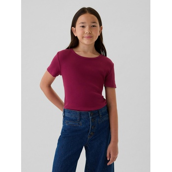 GAP Бебешка памучна тениска GAP GAP | Cherven | Момичешки | 104/110