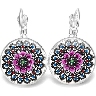 Blingstar náušnice Mandala flower Květy kytičky visací 1815