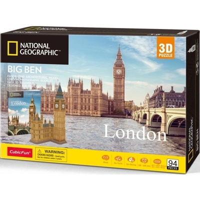 CubicFun 3D puzzle National Geographic: Big Ben 94 ks