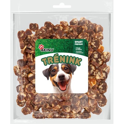 Akinu Trénink Hovězí & treska lupínky 400 g