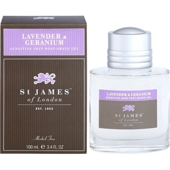 St. James Of London Lavender & Geranium gél po holení 100 ml