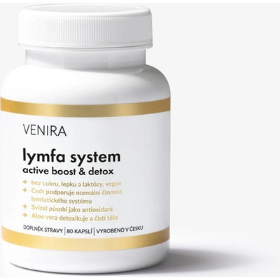 VENIRA lymfa system, active boost & detox, 80 kapslí – Zboží Mobilmania