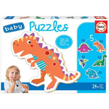 Image 1 of Educa - Puzzle Baby puzzle Dinosaurs - 1 - 39 piese