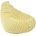 Pufrelax Пуф круша, 220л. , Nirvana Hobbit, Zippity Yellow, Перящ се калъф, Пълнеж от полистиролни перли, Гама Premium