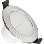 NEDES Led лампа за таван за баня led / 7w / 230v 3000k сребро ip44 (nd3190)