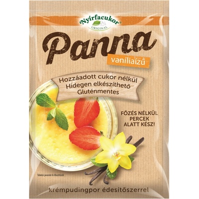 Nyírfacukor Original Panna Vanilkový Puding za studena bez pridaného cukru 50 g