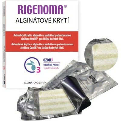 RIGENOMA alginátové krytí s OZOILE 5 ks
