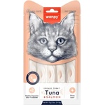 Wanpy Creamy Tuna Salmon кремообразно лакомство за котки с риба тон и сьомга 5 *14gr