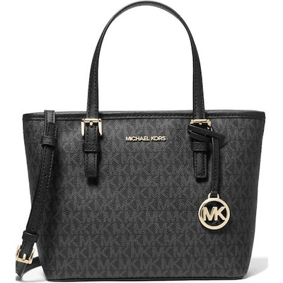 Michael Kors Jet Set Travel Extra-Small Logo Top-Zip Tote bag Black – Hledejceny.cz