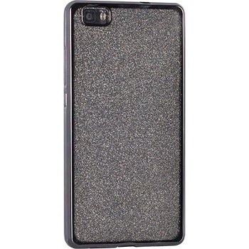 Púzdro Electro Glitter Huawei P8 Lite tmavosivé