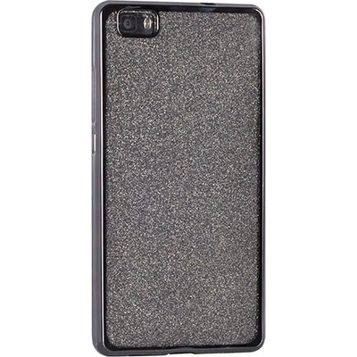 Púzdro Electro Glitter Huawei P8 Lite tmavosivé