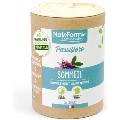 Nat&Form Пасифлора БИО 60 капсули | Nat&Form (010177 (PAS_60ECO))