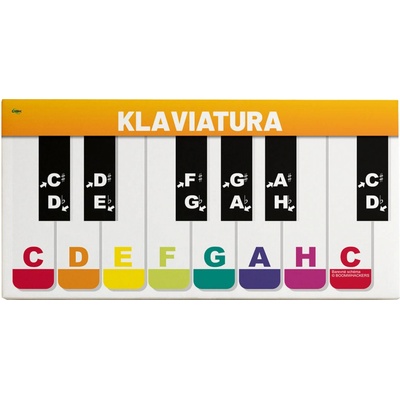 DISK Art Akustický obraz - Klaviatura (120 x 60 x 8)