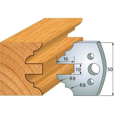 Flury Profilový nůž 50x4mm profil 523 F026-523