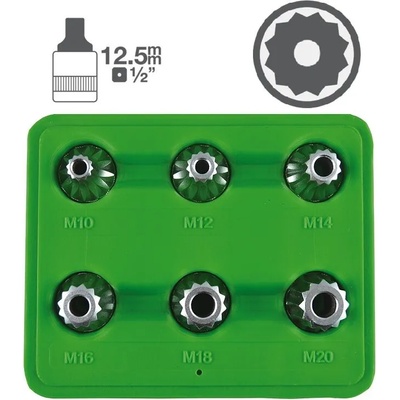 JGM Комплект xzn с дупка на вложка 1/2 ; jbm 51409