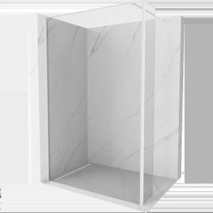 Mexen Kioto душ кабина Walk-in 110 x 30 см, прозрачна, бяла - 800-110-212-20-00-030 (800-110-212-20-00-030)