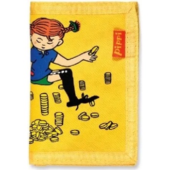 Pippi Детски портфейл Pippi - Пипи Дългото чорапче, жълт (44376700)