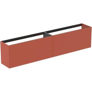Ideal Standard Atelier Conca стенен шкаф с 2 чекмеджета 240 см червено-оранжев мат (T4339Y3)