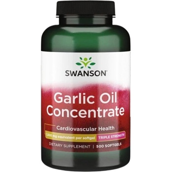 Swanson Garlic Oil Concentrate 1500 mg [500 Гел капсули]