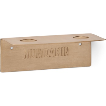 Humdakin Закачалка за баня за бутилки с течност Humdakin от месинг двойна (307)