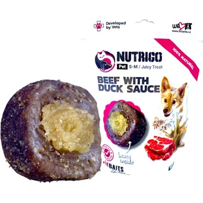 LK Baits PETs Pet Nutrigo Dog Teľacie s Kačacou Omáčkou L XL 150 g