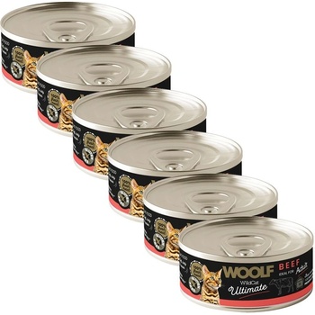 WOOLF WildCat Ultimate Beef Pate 6 x 85 г
