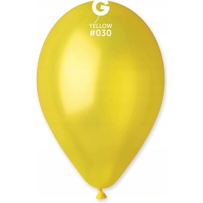 Balónky kovové Gemar žluté 12"