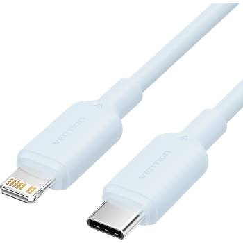 Vention USB-C 2.0 - Lightning, (3A, син) 1 м, кабел