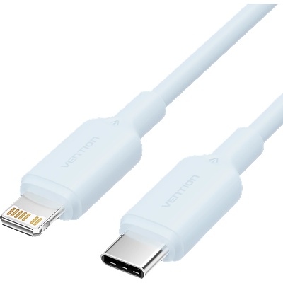 Vention USB-C 2.0 - Lightning, (3A, син) 1 м, кабел