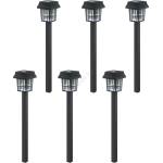 Aigostar - Соларна LED лампа LED/2V 6500K IP44 40 mAh черна (AI2702)