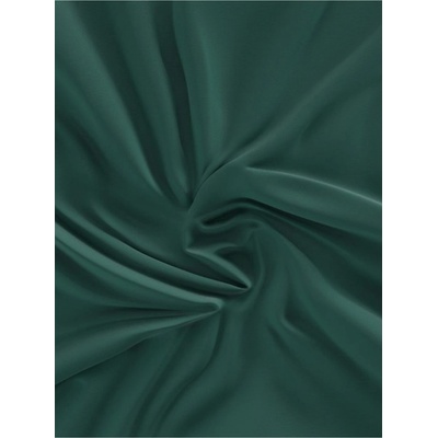 Kvalitex satén prostěradlo Luxury Collection tmavě zelené 220x200