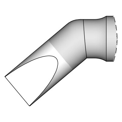JBC C470018 – zahnutý pájecí hrot ve tvaru dláta 8,9 × 1,7 mm