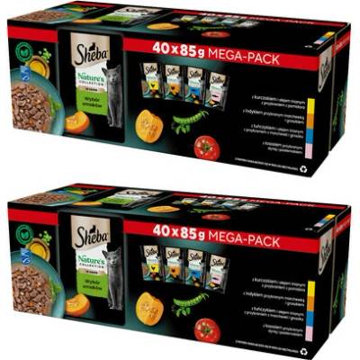 Sheba Nature’s Collection kompletné krmivo v omáčke pre dospelé mačky 80x85 g