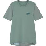 Endura Фланелка с къс ръкав за колоездене Endura Women's AllTrack Ride S/S Tech Tee Cycling jersey - Sage Green (156-2817-0113)