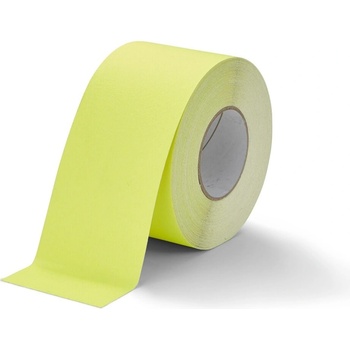 FLOMA Standard korundová fluorescenční protiskluzová páska 18,3 x 10 cm x 0,7 mm žlutá