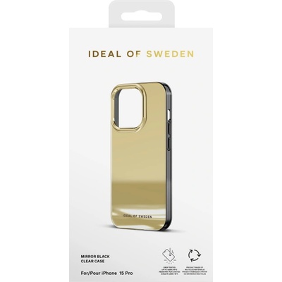 Clear Case iDeal Of Sweden pro iPhone 15 Pro Mirror Gold