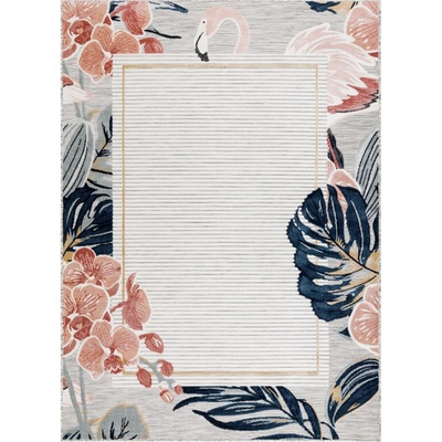 Dywany Łuszczów Botanic 65240 Flamingo grey Vícebarevná