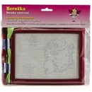 Teddies Vyšívání obdélníkový rámeček