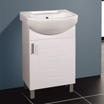 InterCeramic Мебел за баня icp 5385 - pvc, бял гланц, с порцеланов умивалник 4250 (icp 5385)