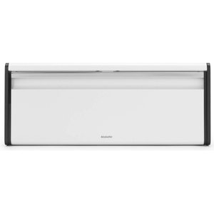 Brabantia Кутия за хляб FALL FRONT 18 л, бял, неръждаема стомана, Brabantia (BRAB236785)