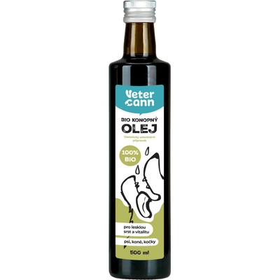 Vetercann Bio Konopný olej 500 ml