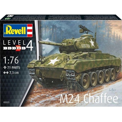 Revell M24 Chaffee Model Set tank 1:76